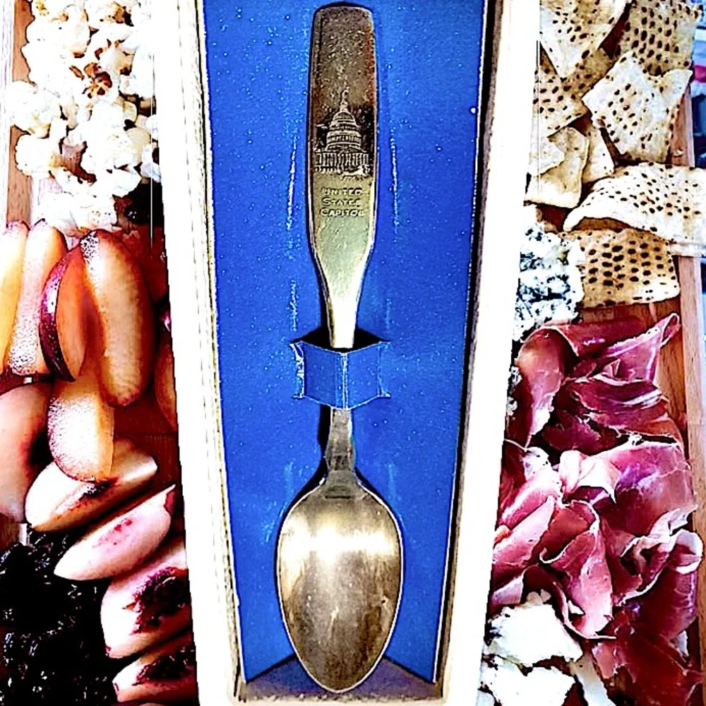 Elegant vintage small Silver Spoon